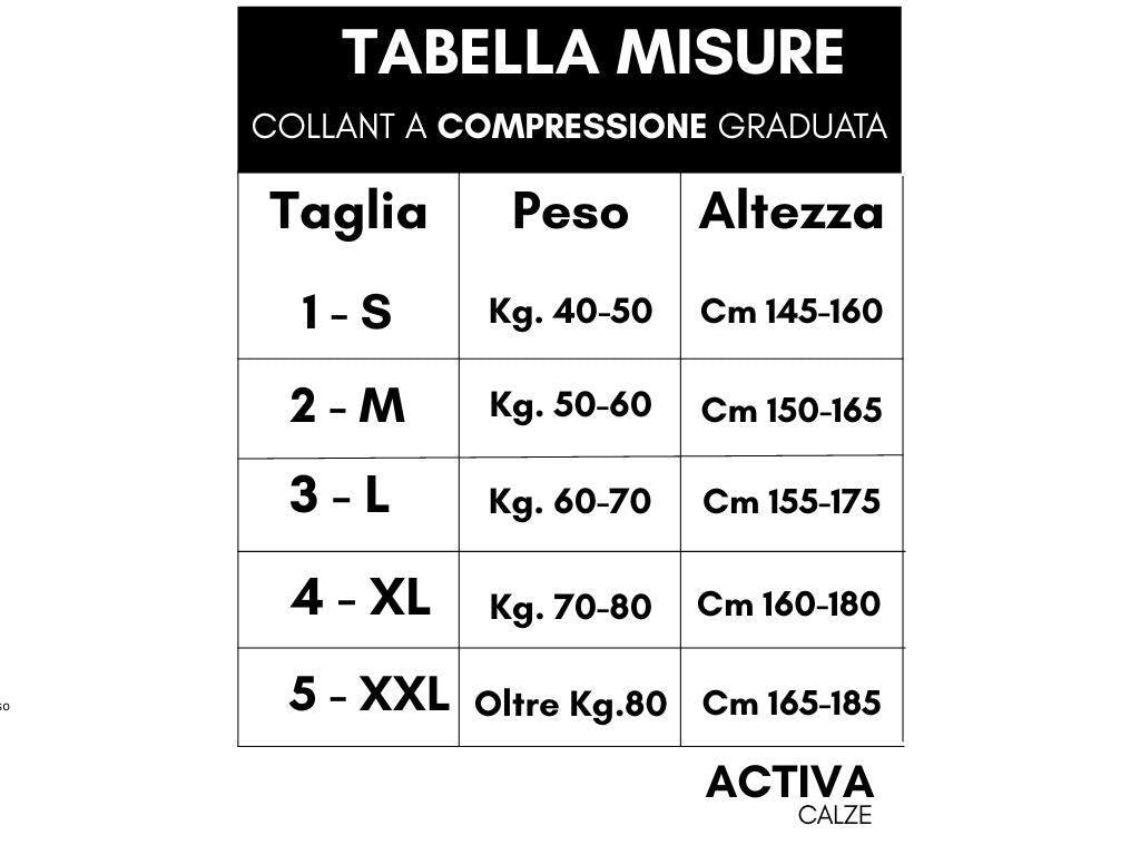 Calze autoreggenti 140 denari a compressione graduata forte
