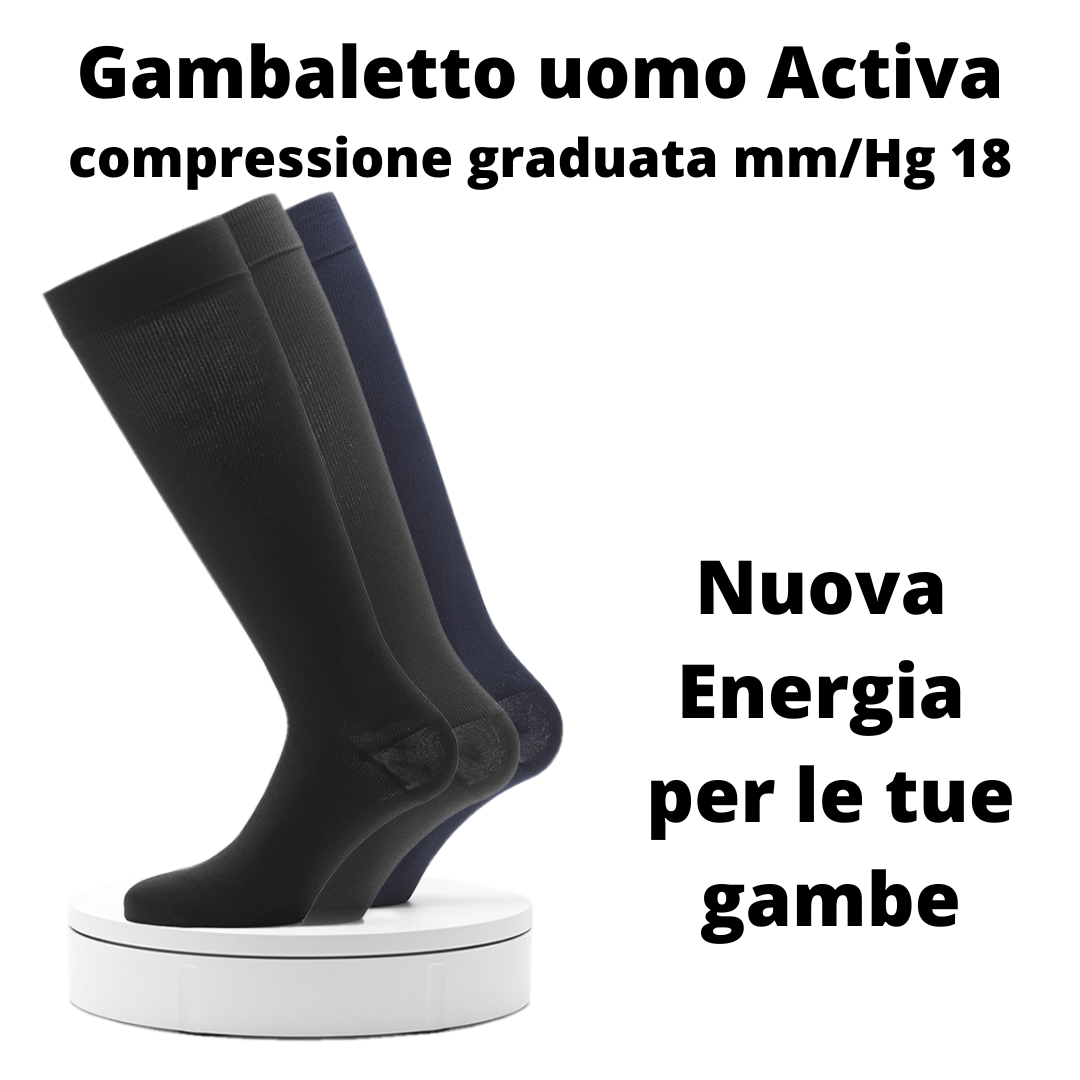 Gambaletti uomo a compressione graduata