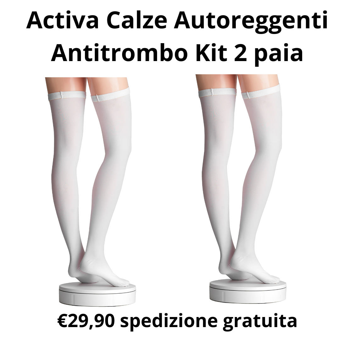 Calze autoreggenti antitrombo ACTIVA® Kit 2 paia - €29,90 spedizione gratuita